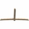 Ekena Millwork Bellingham Rough Sawn Timber Gable Bracket, Douglas Fir, 108"W x 58"H x 4"D x 6"F, 13/12 Pitch GBW108X58X0406BEL00RDF - alternate 5